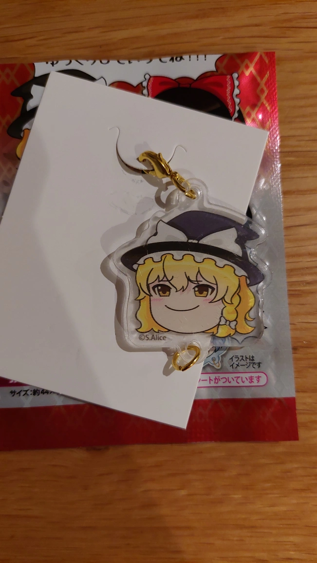 東方DAISOまりさアクリルチャーム