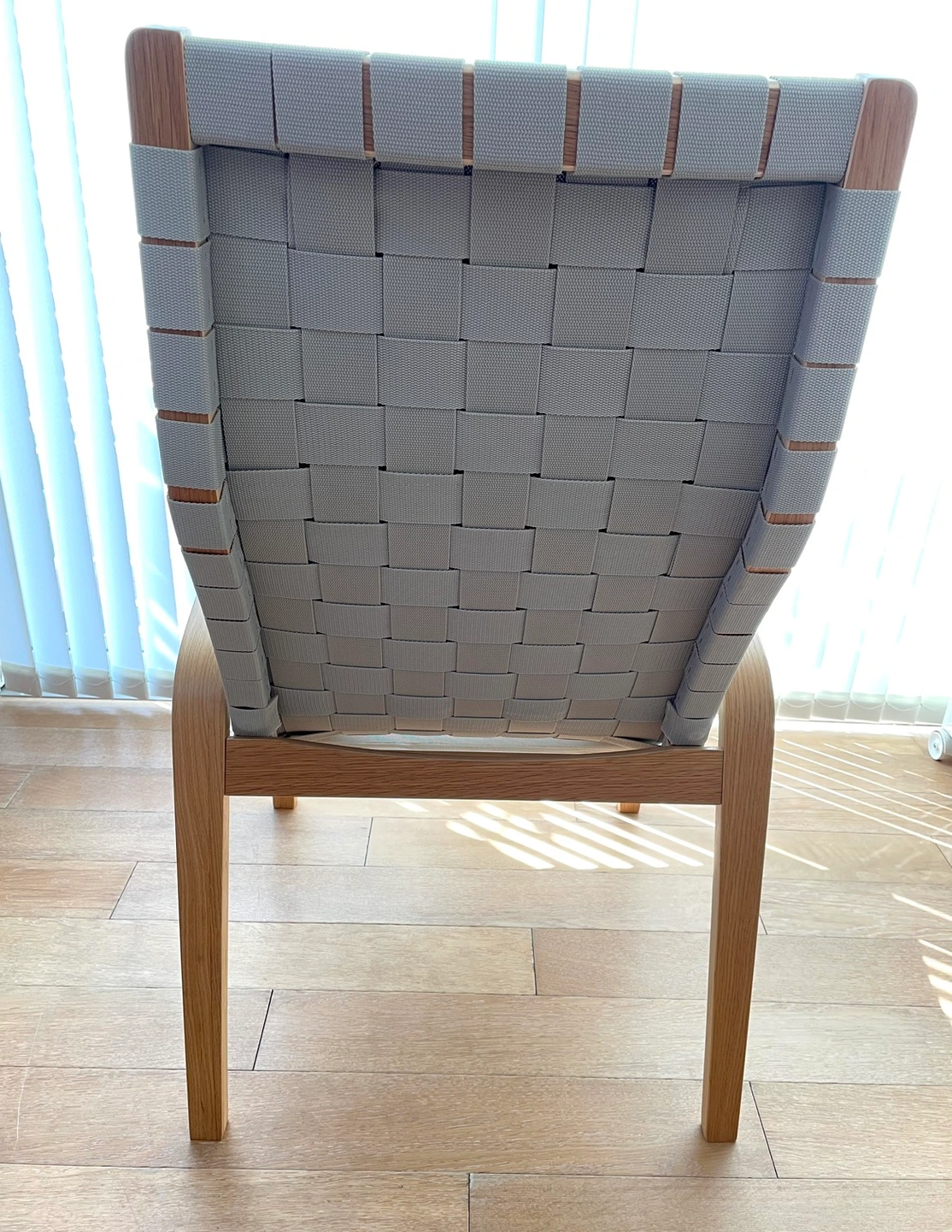 椅子美品 無印良品 リラックスチェア オットマン付 グレーの写真6枚目