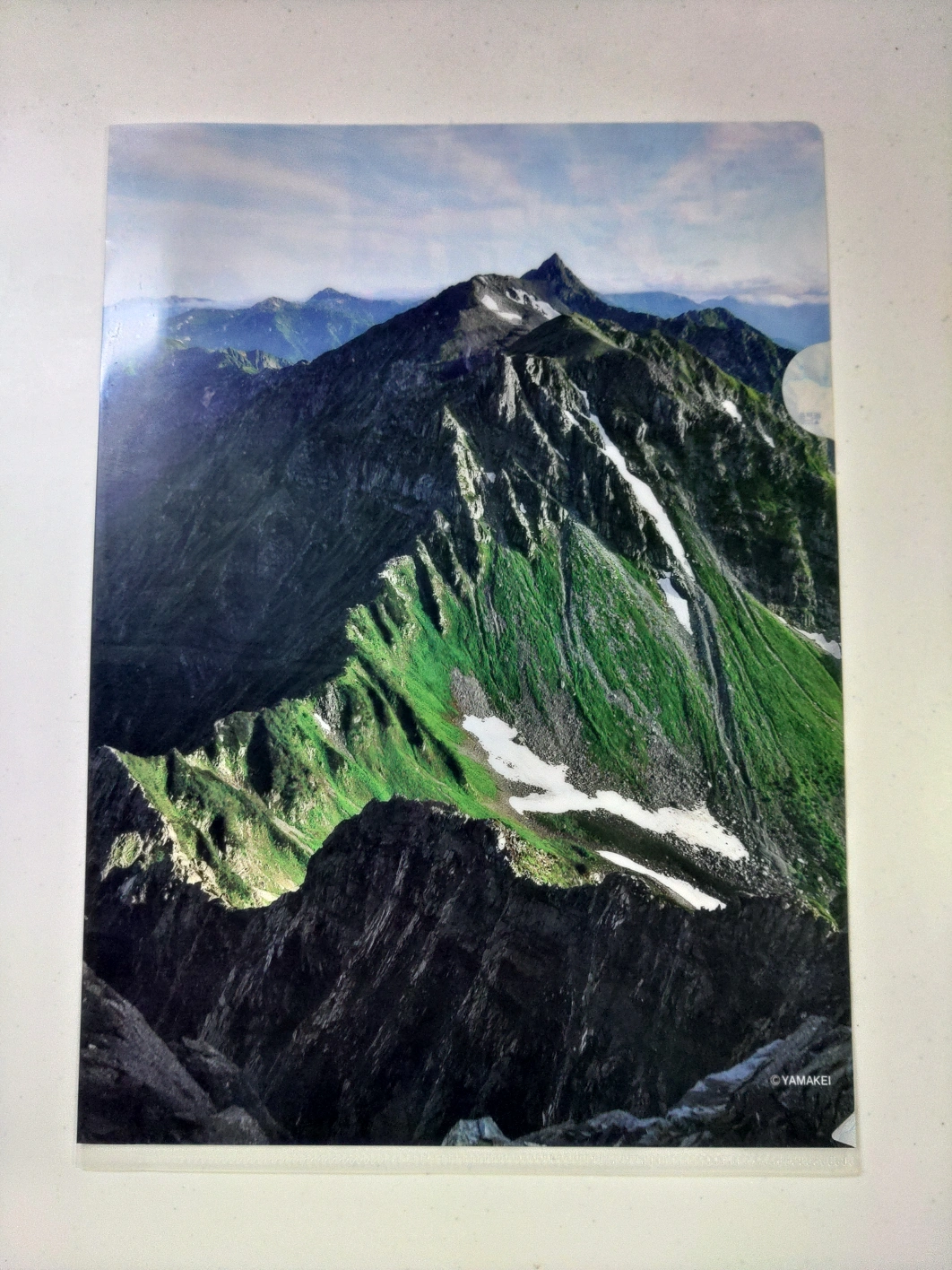 山と溪谷 槍ヶ岳 クリアファイル A4