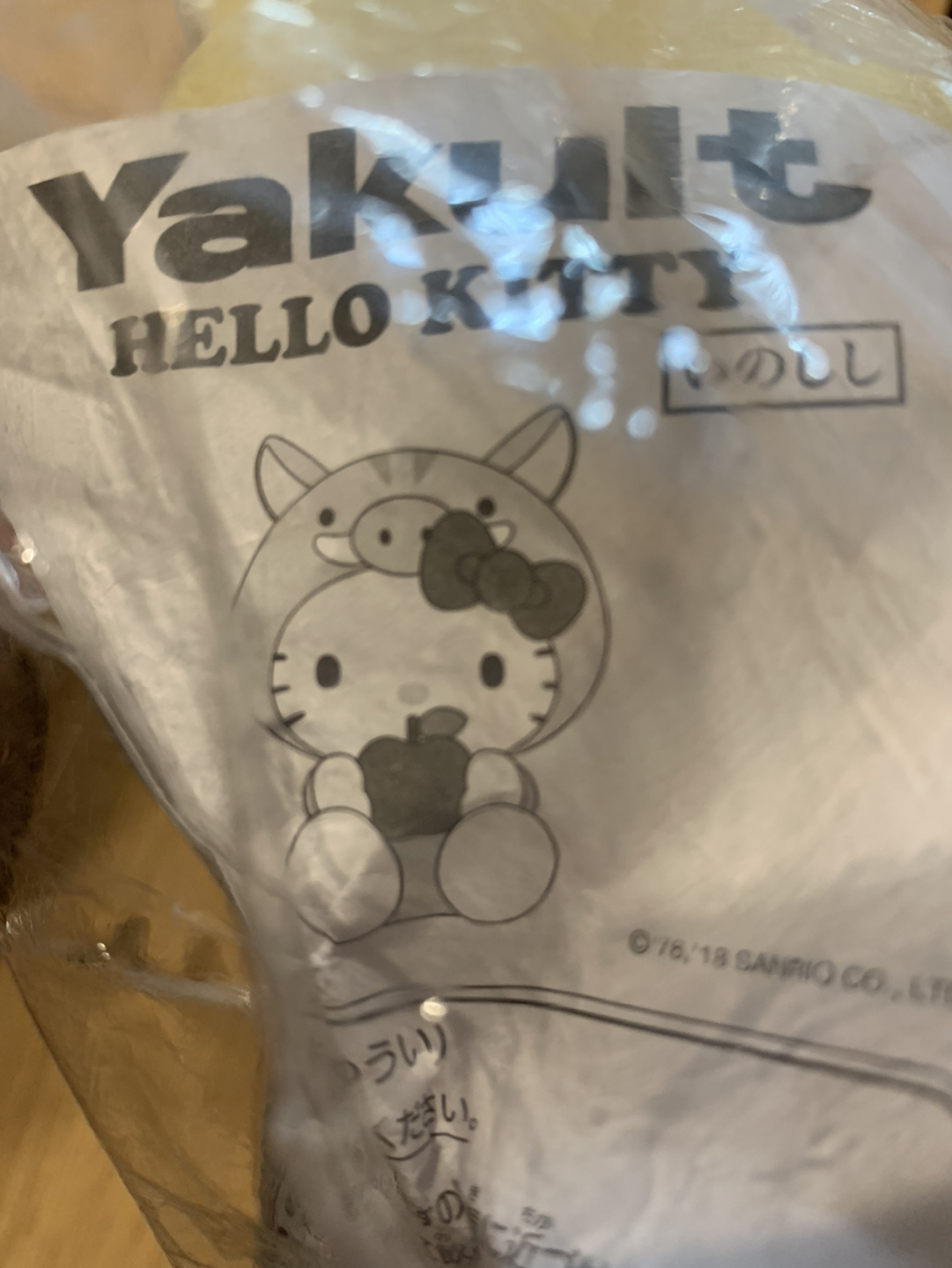 [新品]ぬいぐるみハローキティ⭐︎イノシシの着ぐるみを着ていますの写真2枚目