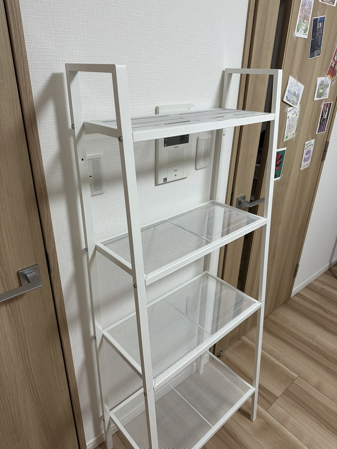 IKEA4段棚　ラック　収納の写真3枚目