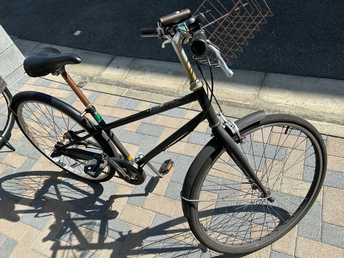 シマノ内装3段NEXUS 無印良品 シティサイクル 整備済 26インチ 良品計画　ロードバイクの写真5枚目