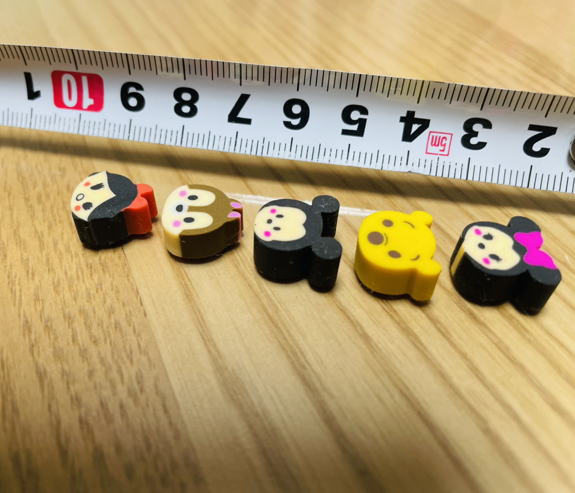 かわいいガチャ消しゴム ツムツムの写真8枚目