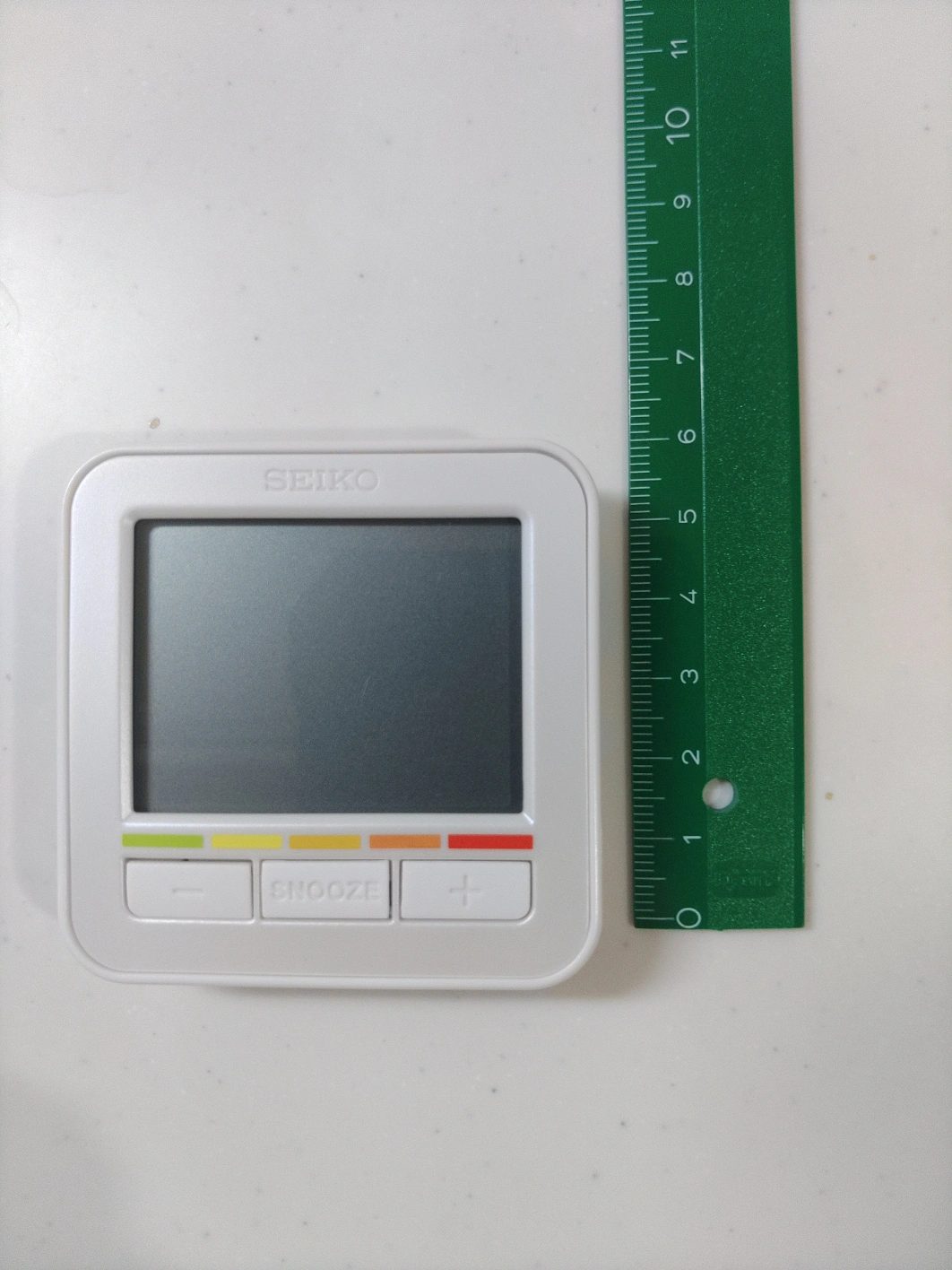 セイコー タイムクリエーション SQ763W 熱中症表示付き目覚ましの写真3枚目