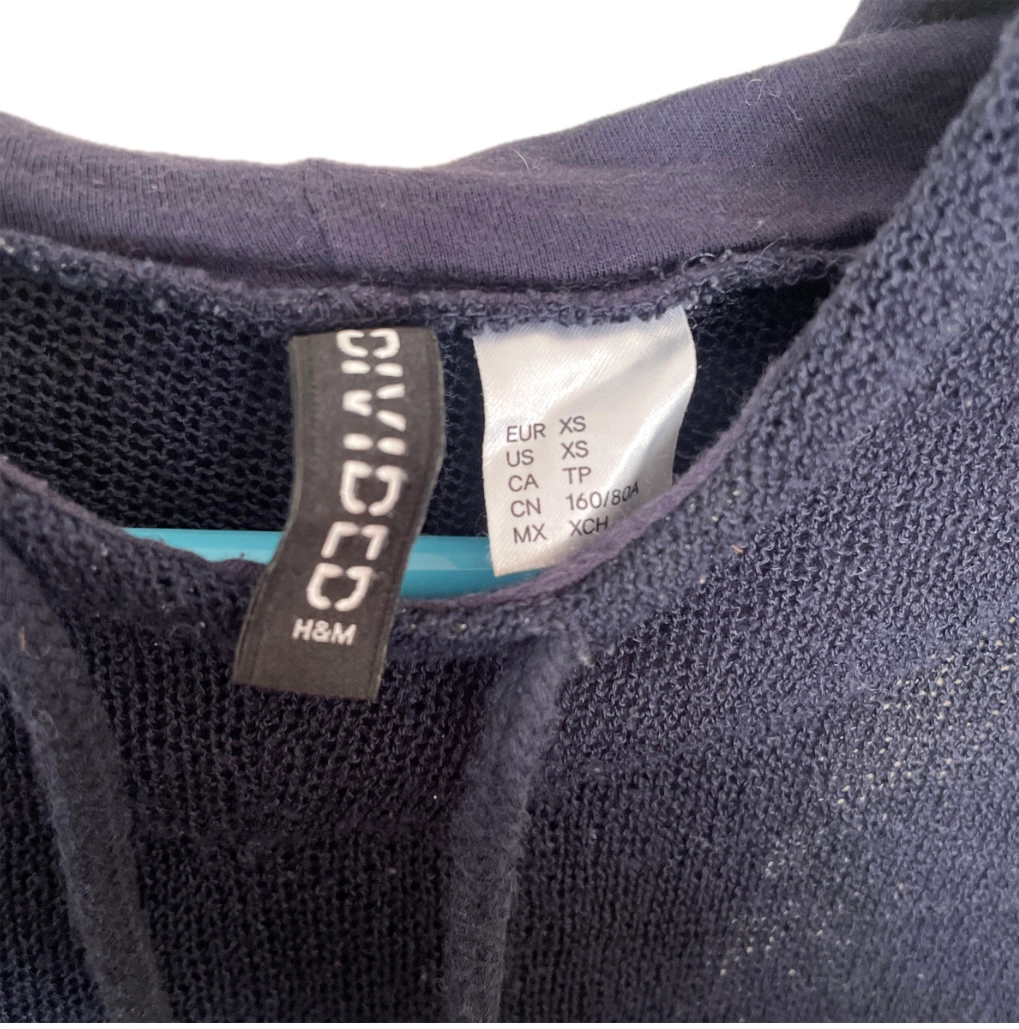 H&M DIVIDED シースルー シアーメッシュニット パーカーの写真7枚目