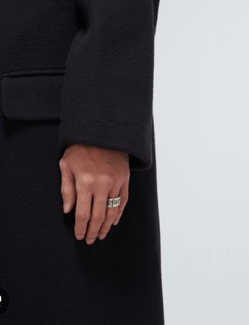 BALENCIAGA Silver Gourmette Ringの写真8枚目