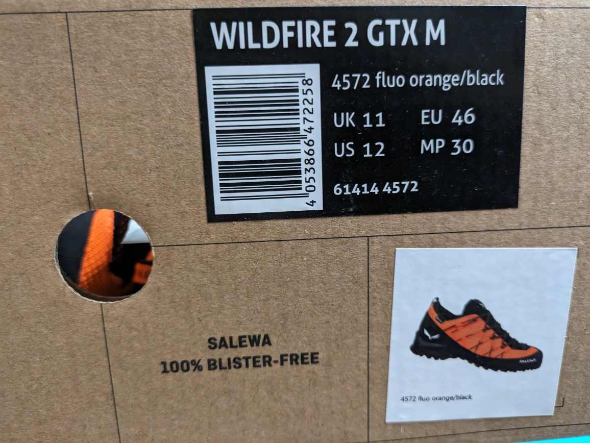 【新品】SALEWA WILDFIRE 2 GTX メンズサイズEU46(30cm)【アプローチシューズ・登山靴】の写真6枚目