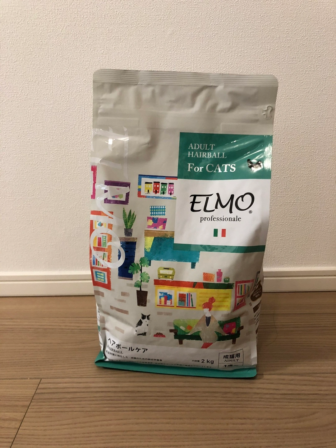 【成猫用】 ELMO ヘアボール エルモ イタリア製キャットフードの写真2枚目
