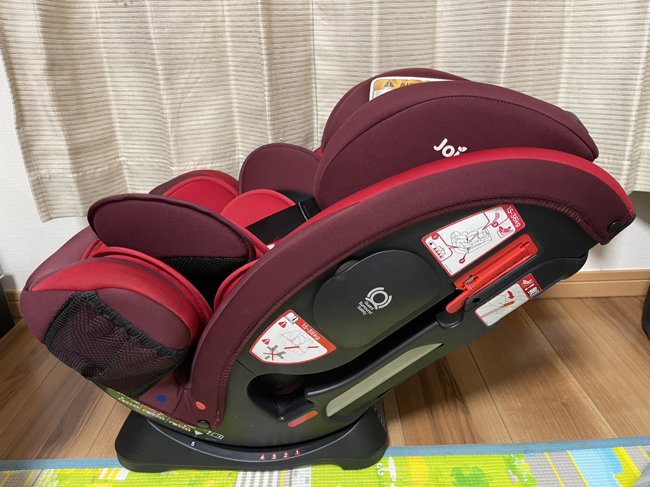 美品 Joie(ジョイー) チャイルドシート 新生児〜の写真4枚目