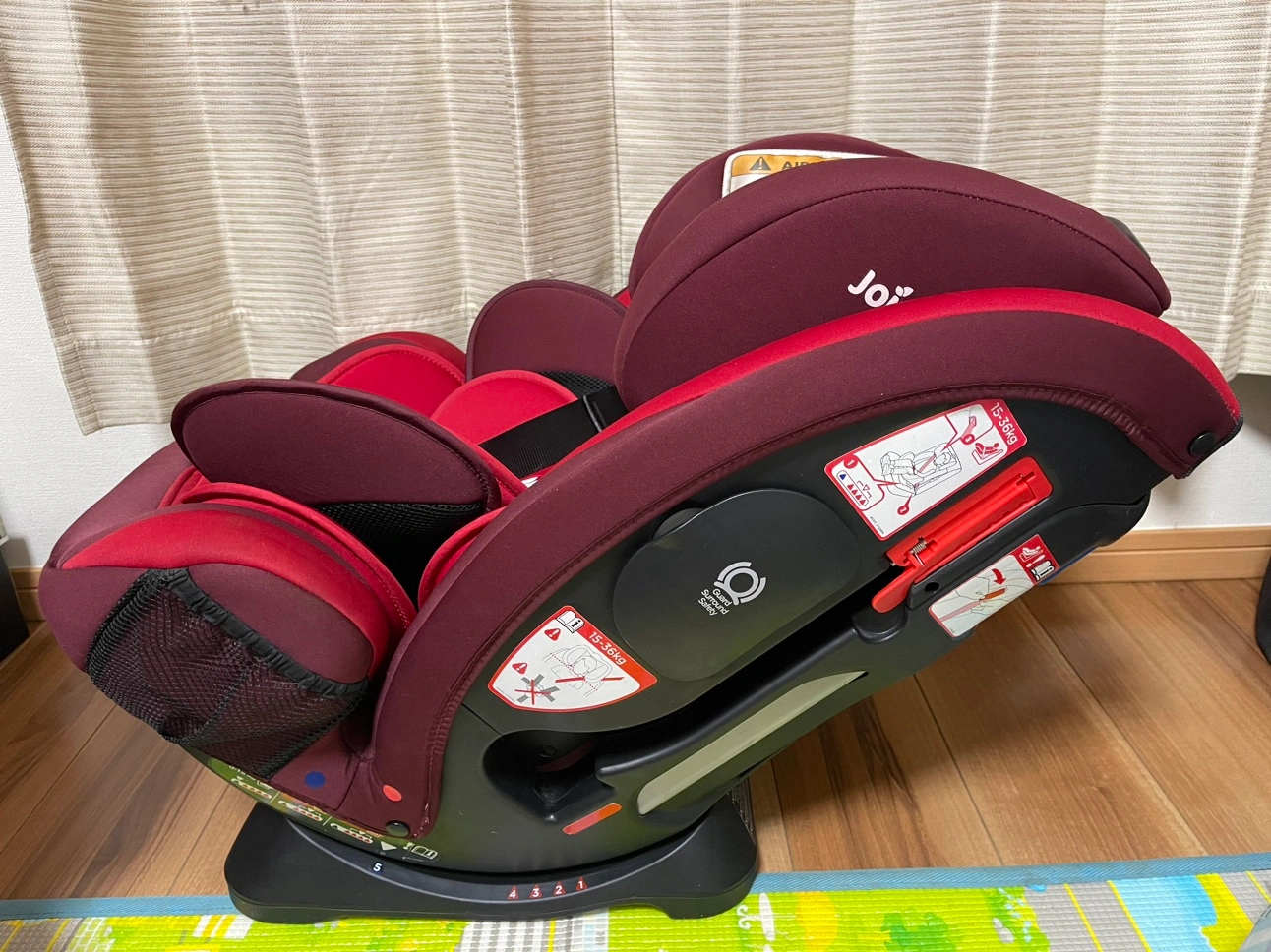 美品 Joie(ジョイー) チャイルドシート 新生児〜の写真4枚目