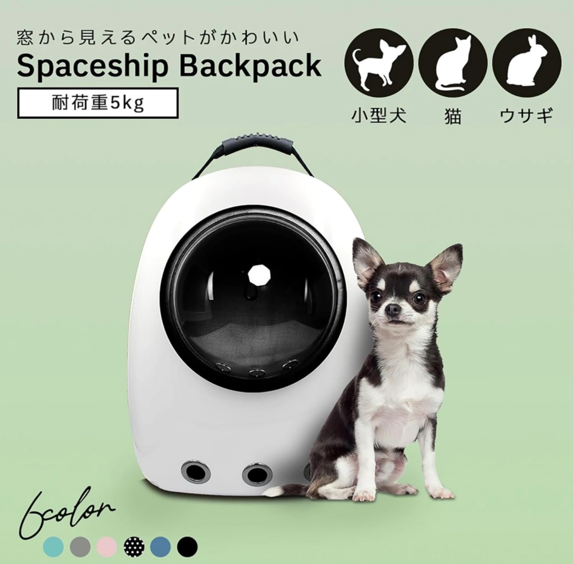 ペット用リュック 小型用の写真3枚目