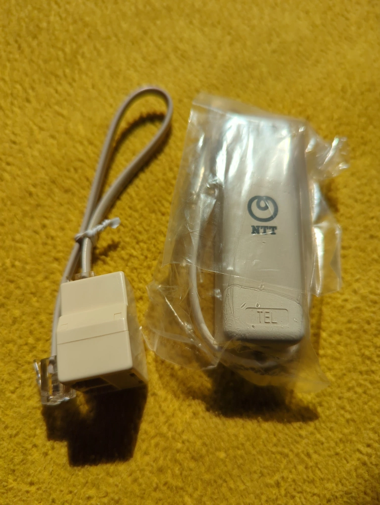 未使用 NTT VH-100 フィルタ 「EX-N 」2分岐モジュラジャック VDSL装置 パーツ 部品
