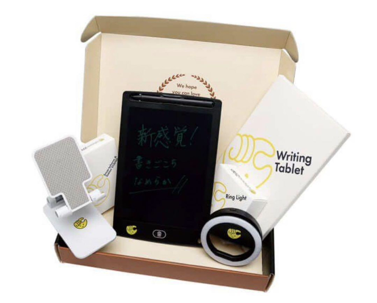 【未開封】電子メモパッド、LEDリングライト、スマホスタンドの写真2枚目