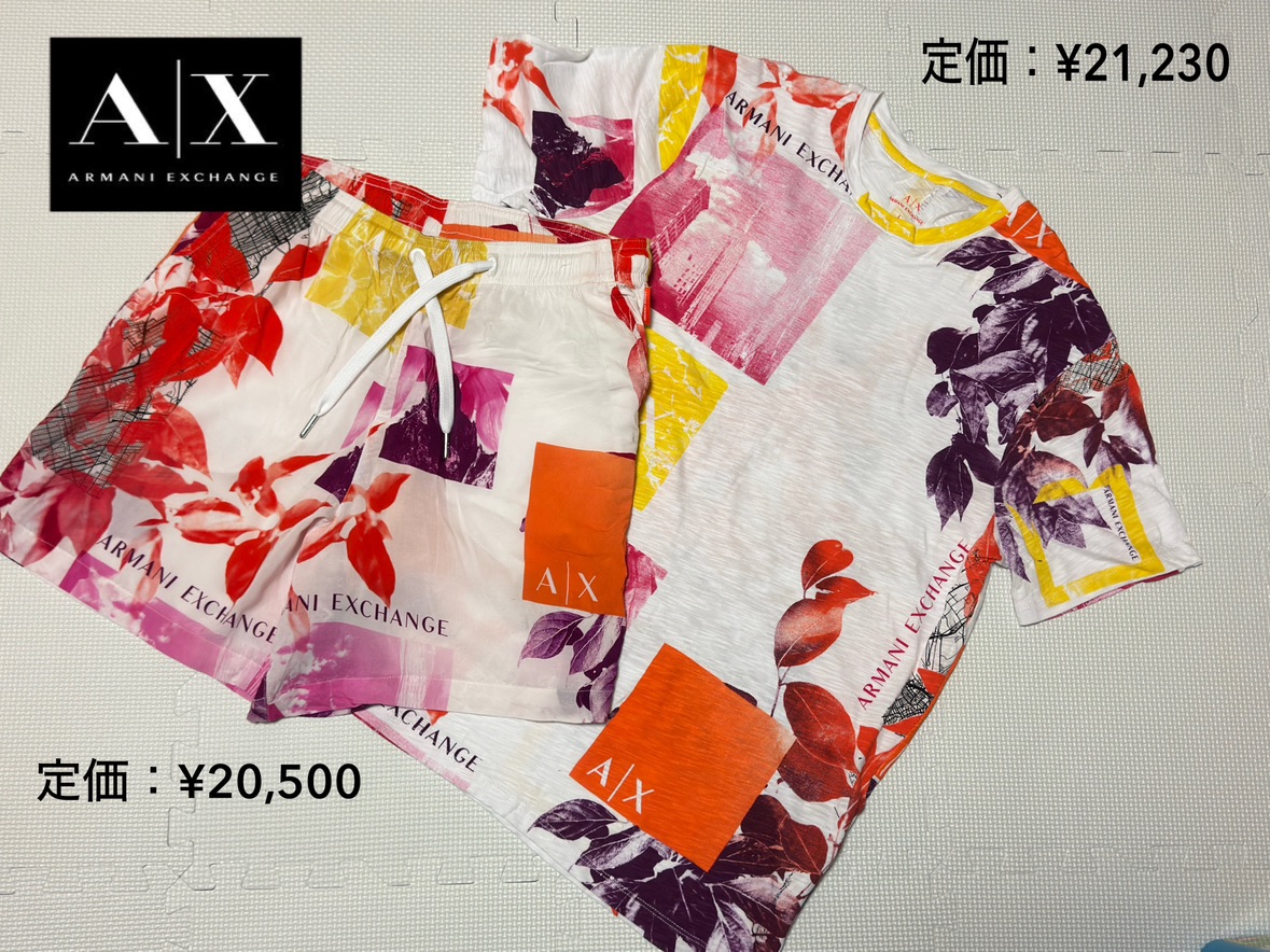即お渡し可能〖 A|X／アルマーニ エクスチェンジ 〗セットアップ／定価：¥41,730