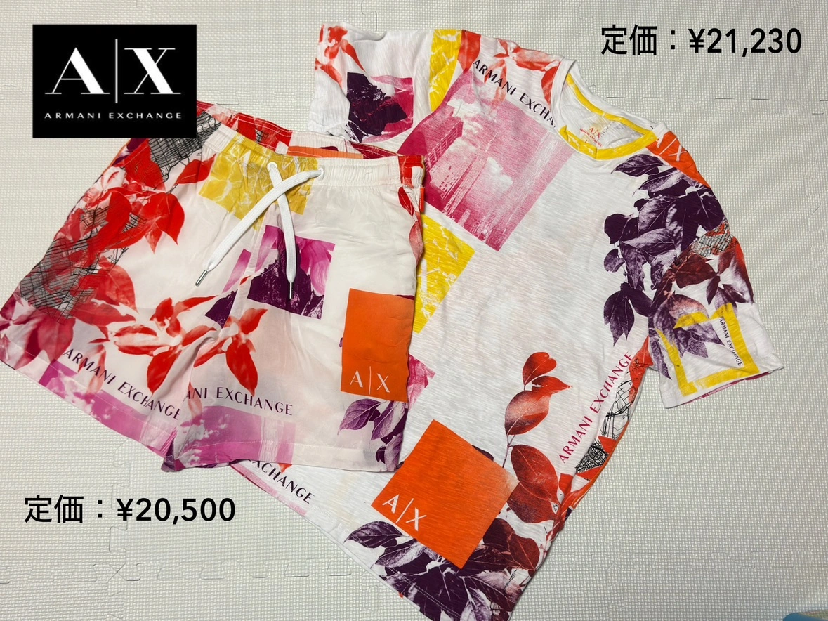 即お渡し可能〖 A|X/アルマーニ エクスチェンジ 〗セットアップ/定価:¥41,730