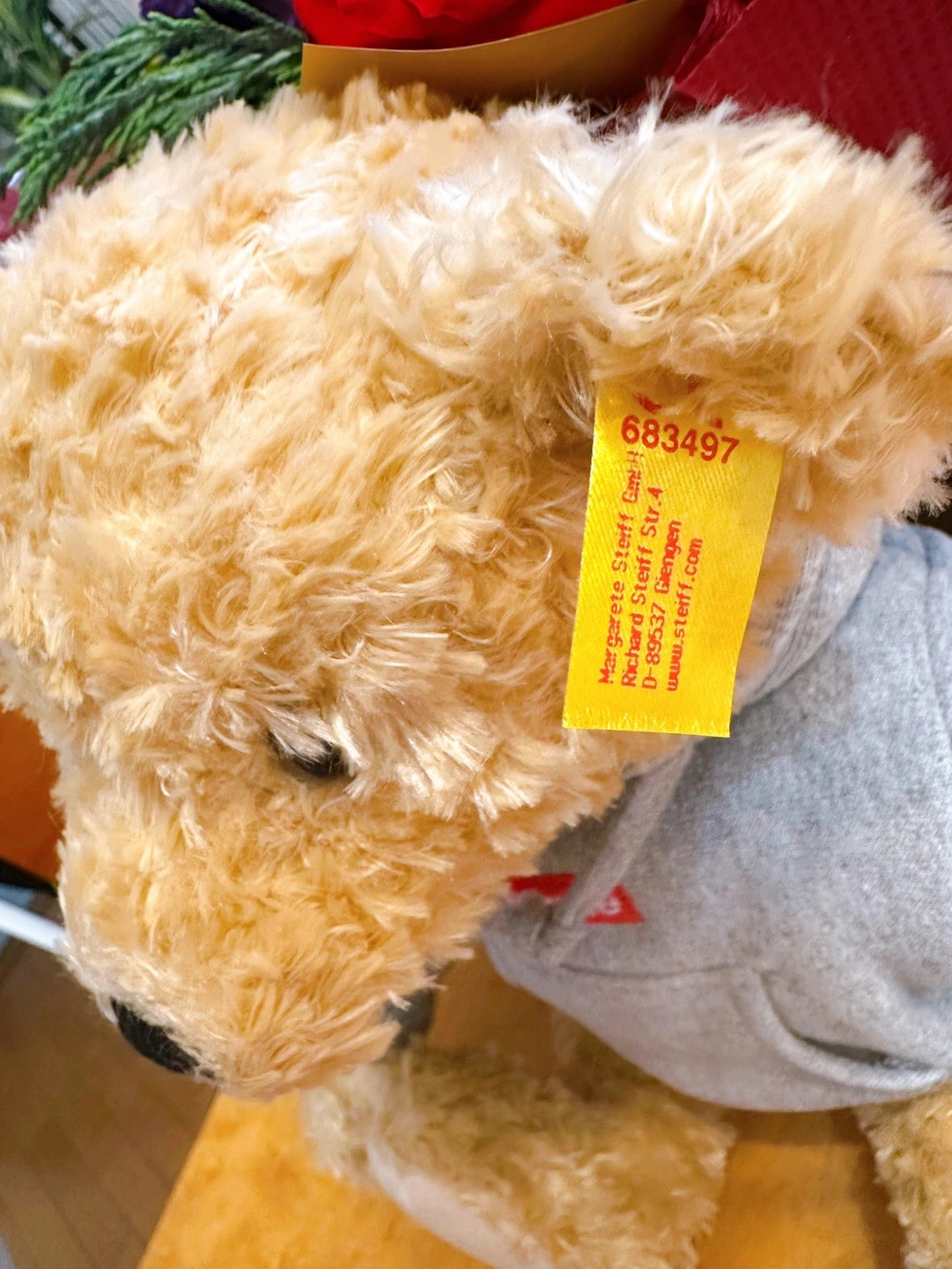 StteiffBear シュプリーム パーカー くま ぬいぐるみの写真2枚目