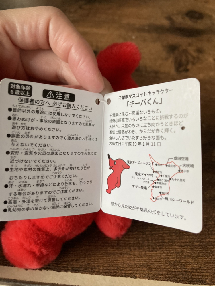 チーバくん人形の写真3枚目