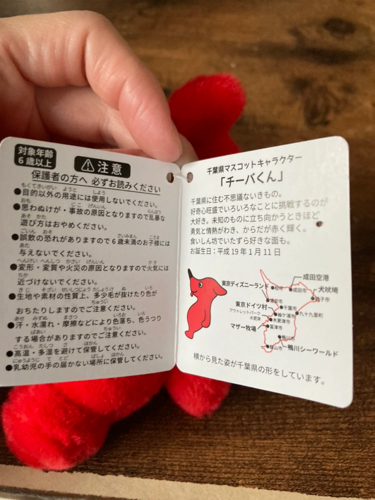 チーバくん人形の写真3枚目