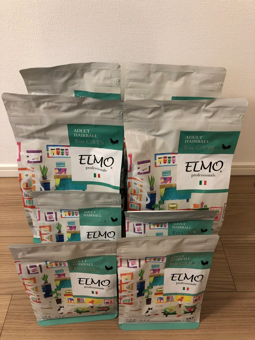【成猫用】 ELMO ヘアボール エルモ イタリア製キャットフード