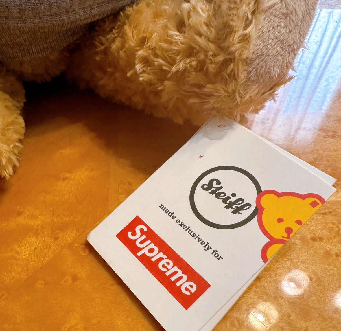 StteiffBear シュプリーム パーカー くま ぬいぐるみの写真3枚目