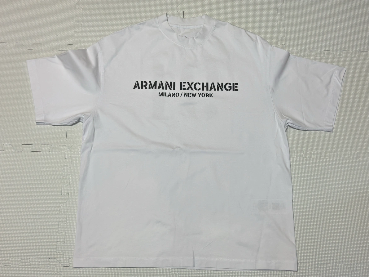 即お渡し可能〖 A|X/アルマーニ エクスチェンジ 〗半袖Tシャツ/定価:¥ 10,230
