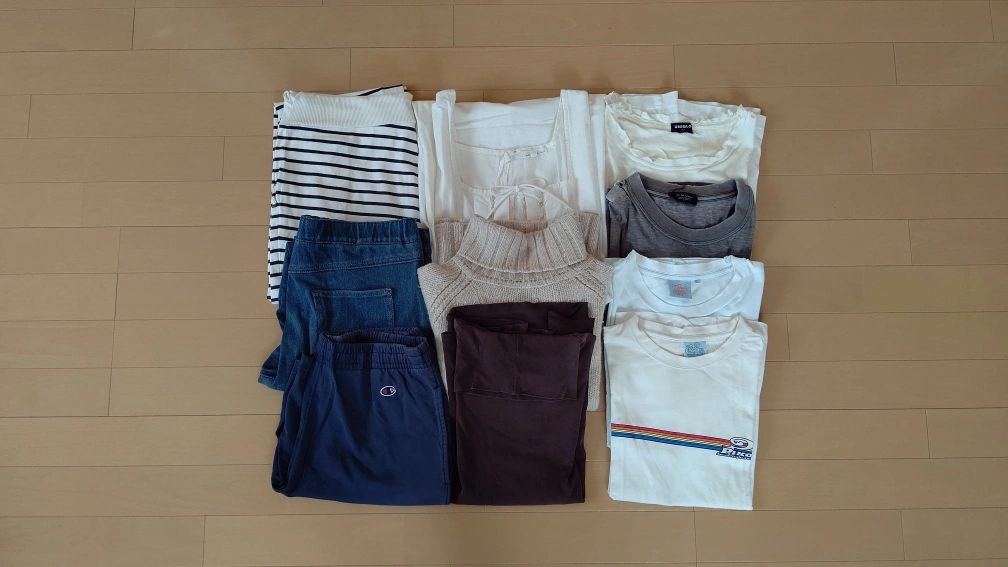 洋服10着