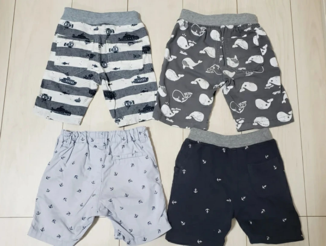 80～100cm　男の子　半ズボン　4枚セットの写真2枚目