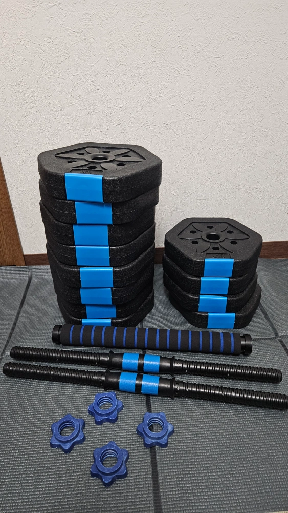 ダンベル セット 20kg バーベル 可変式 2個セットの写真2枚目