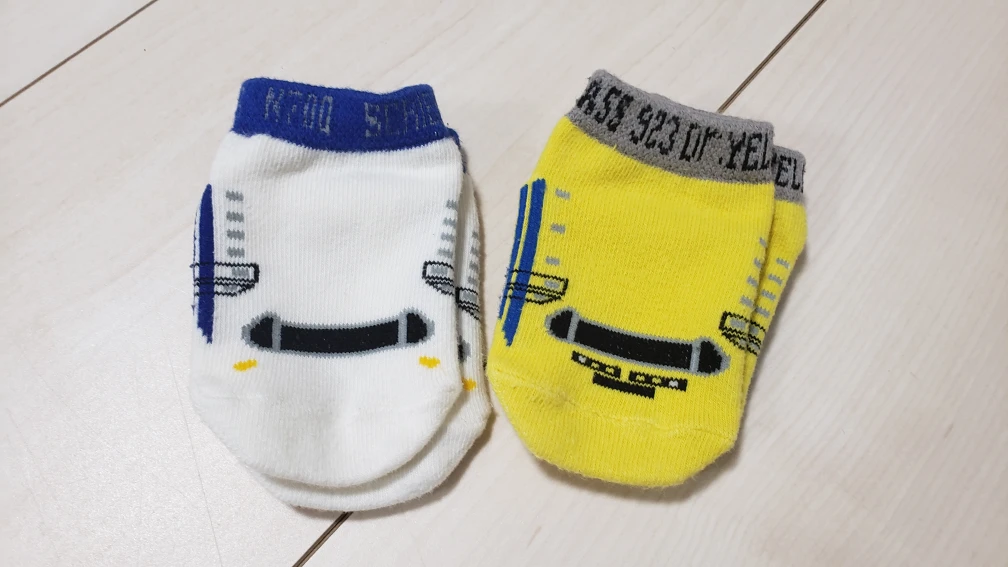 新幹線　ソックス2P　9～15cm　