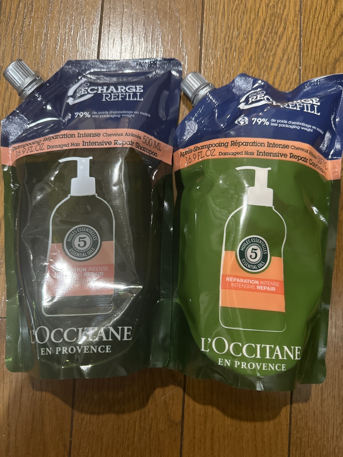 ロクシタンシャンプーコンディショナーセット