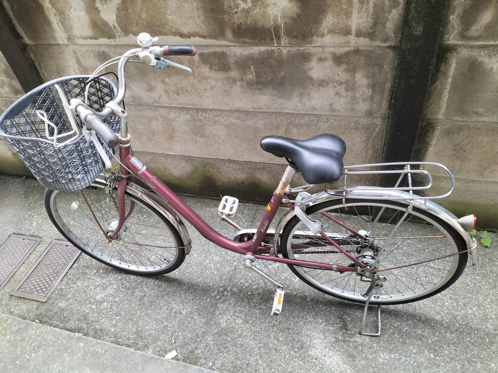 ママちゃり　内装３段　オートライト　自転車