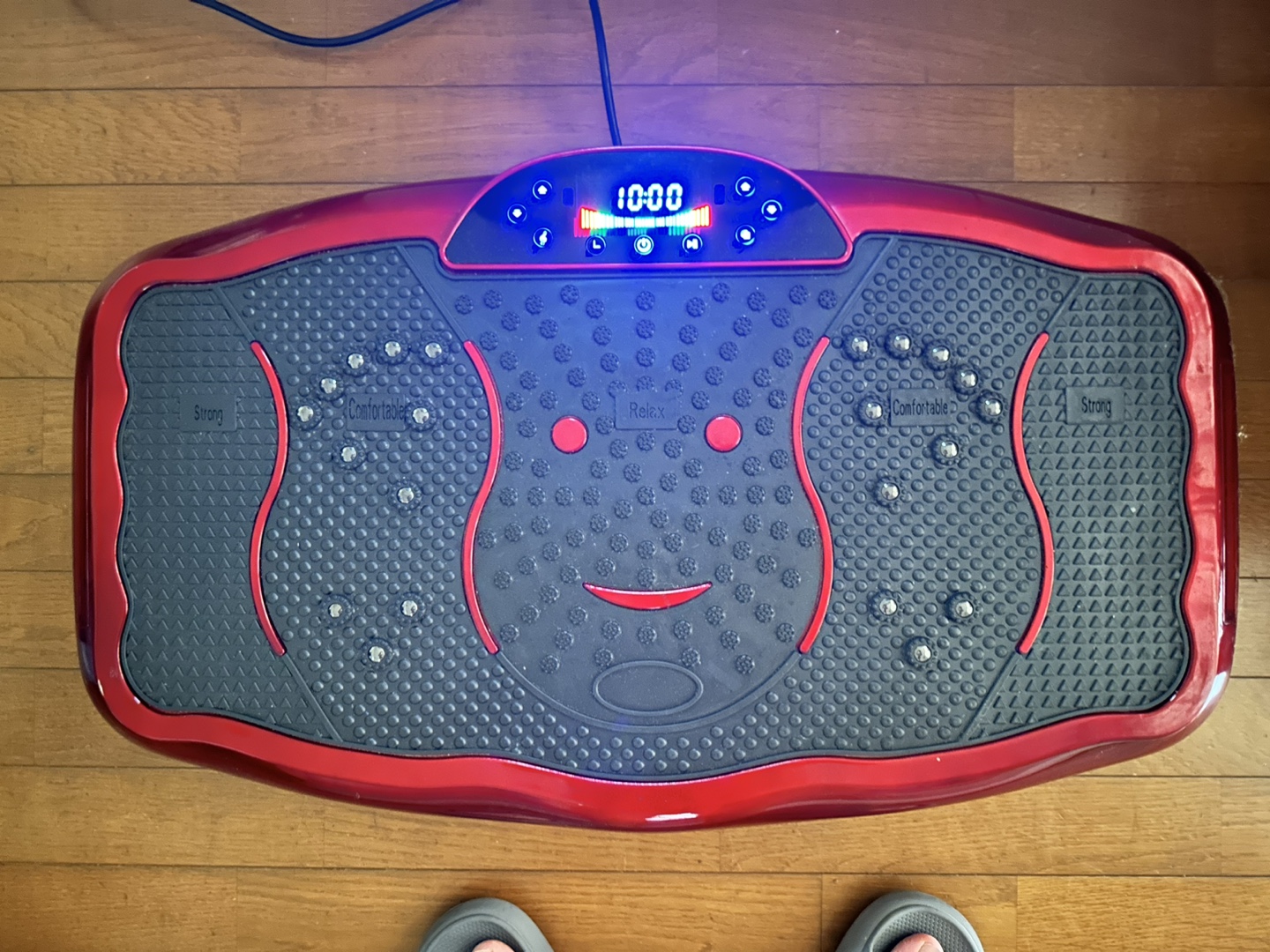 ブルブル振動マシン　音楽機能脂肪燃焼全身振動