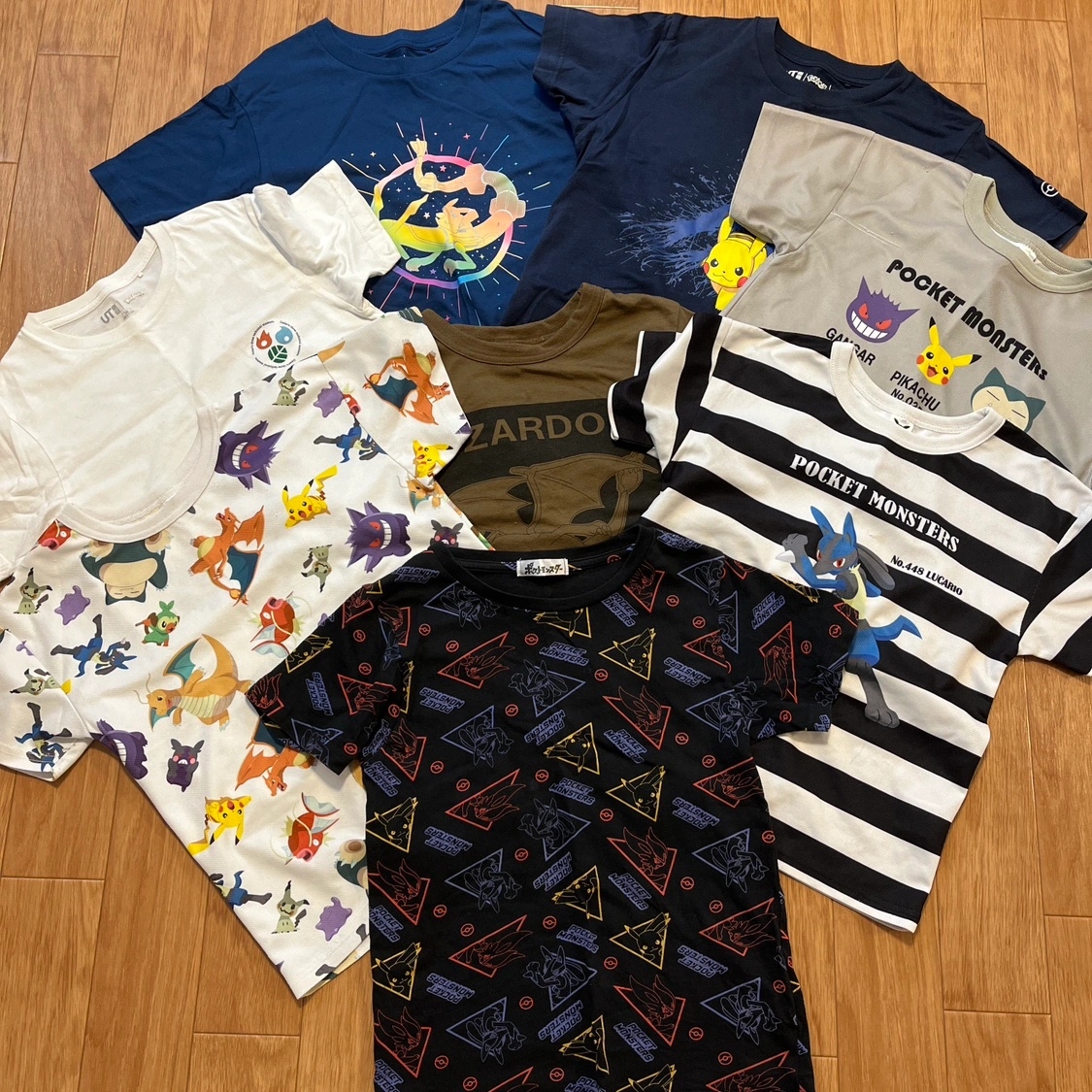 UNIQLO、西松屋他 ポケモンTシャツ 140cm まとめ売り