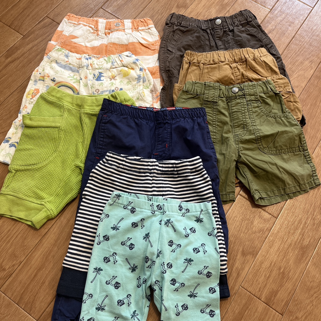 80〜95サイズ　男の子ズボン9点セット
