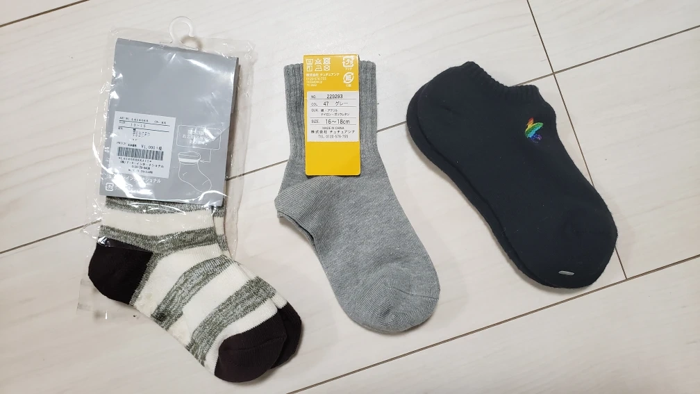【新品未使用】キッズソックス 靴下3P 13cm~の写真2枚目