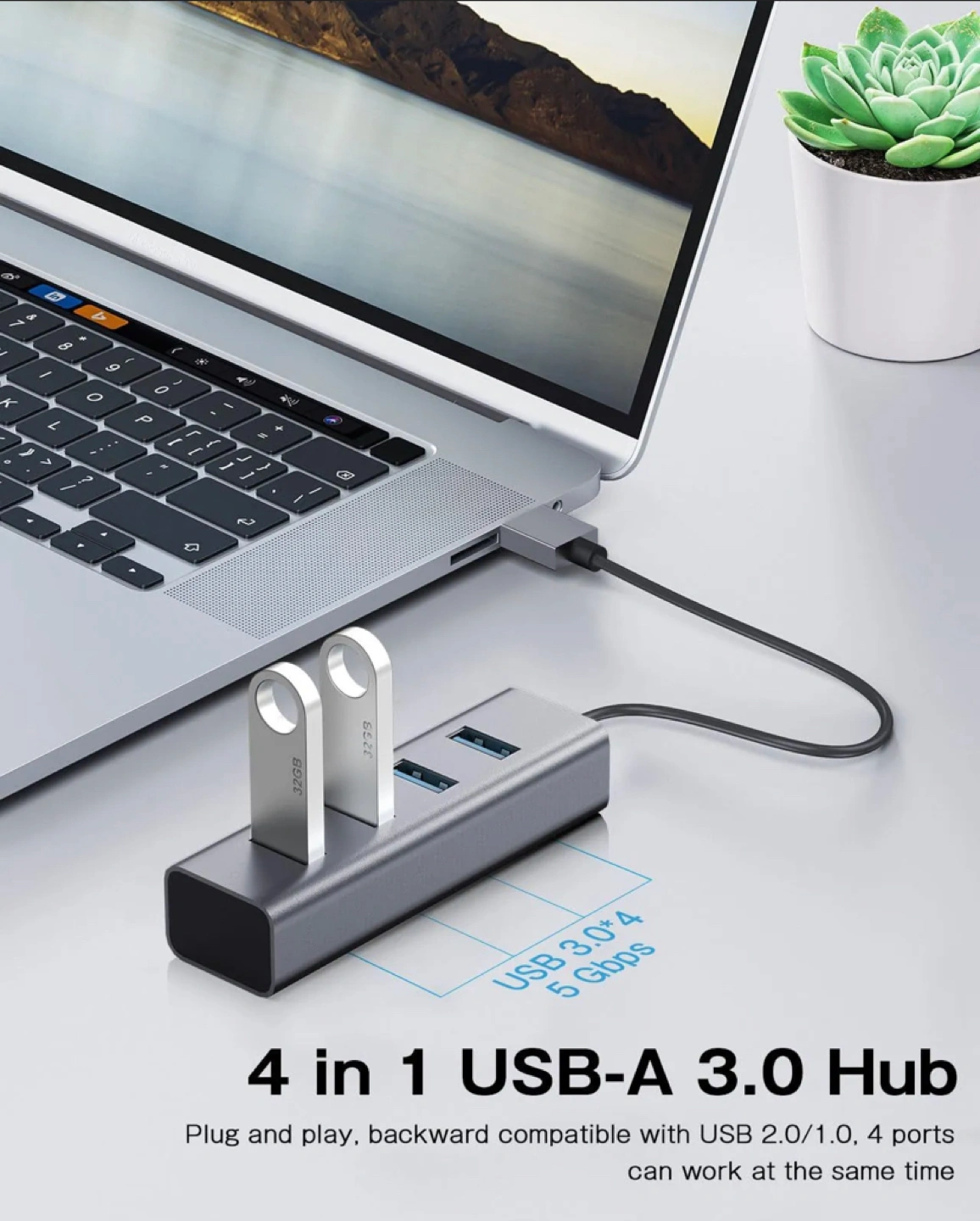 4-in-1多機能USB3.0ハブの写真7枚目