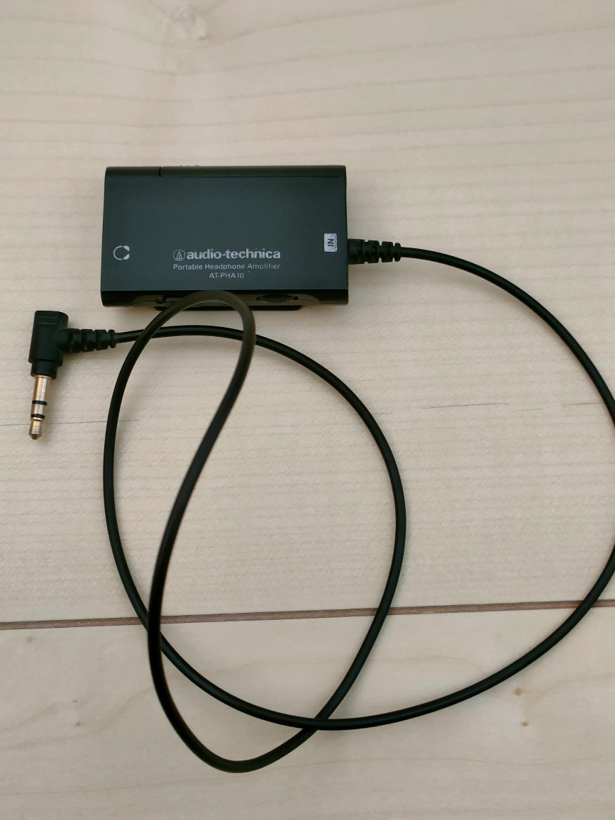 audio technica オーディオテクニカ ポータブルヘッドホンアンプ ブラック AT-PHA10 BK