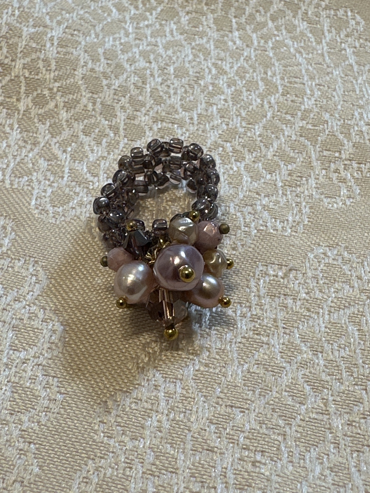 【バラ売り可】1点500円　ビーズ　アクセサリー　指輪　4点セットの写真2枚目