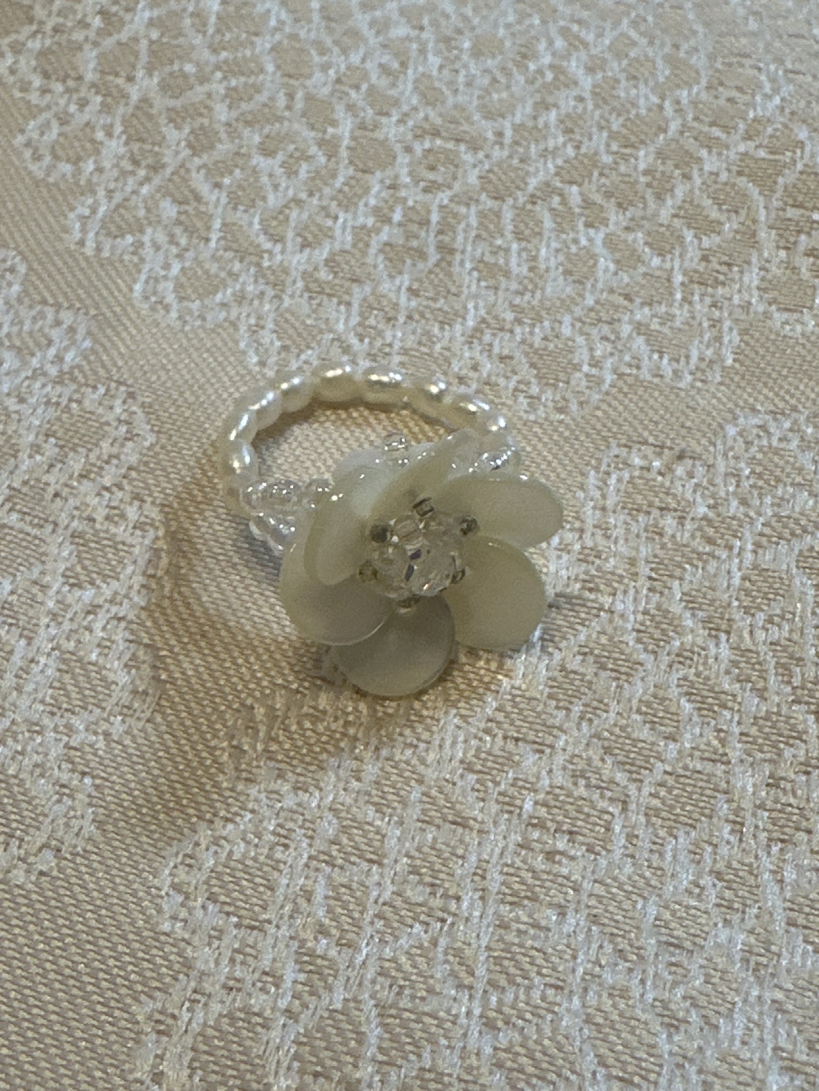 【バラ売り可】1点500円　ビーズ　アクセサリー　指輪　4点セットの写真5枚目