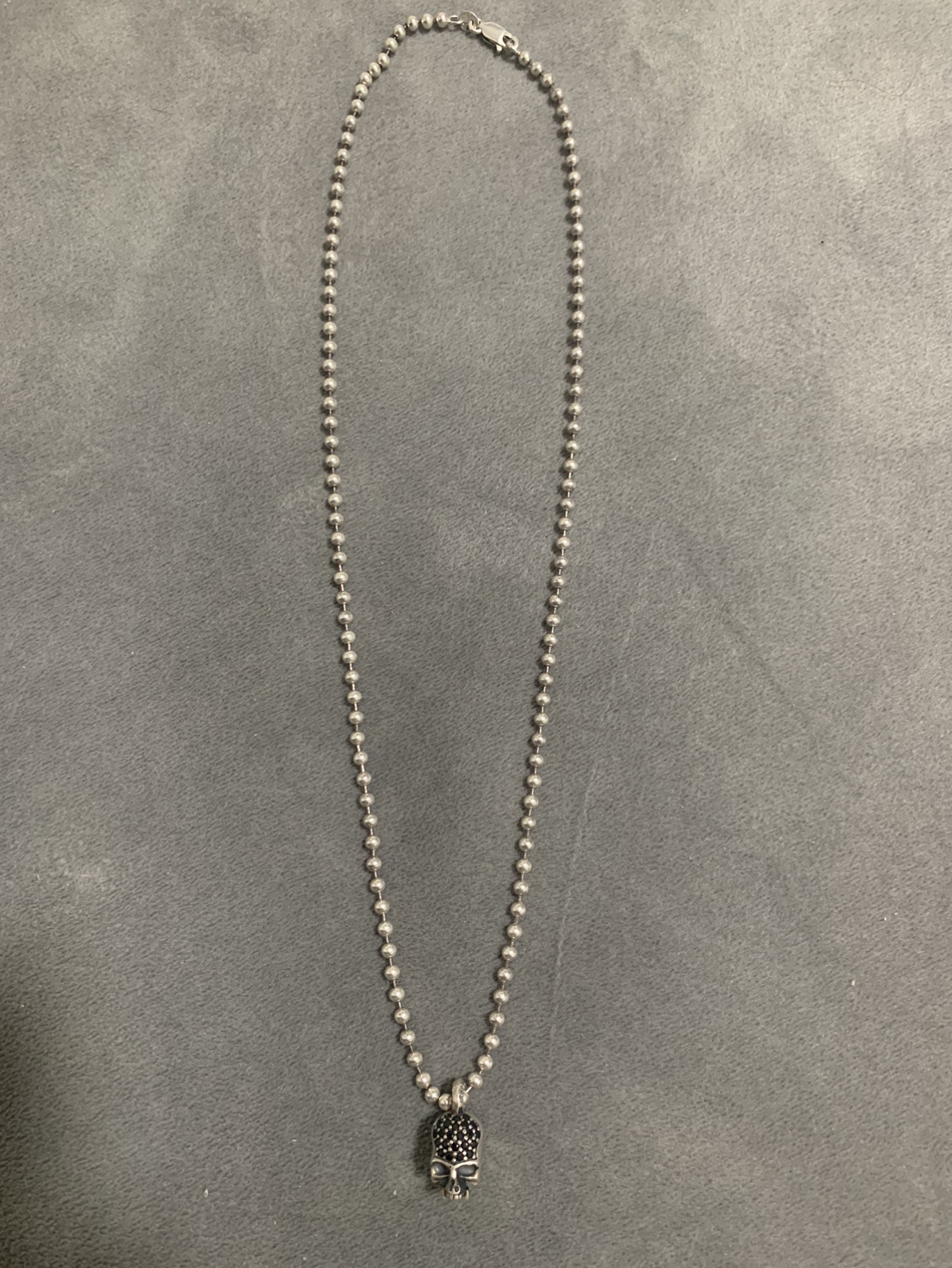シルバー925ネックレスロエントップの写真2枚目