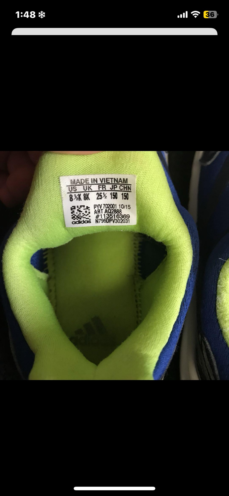 adidas アディダス スニーカーの写真3枚目