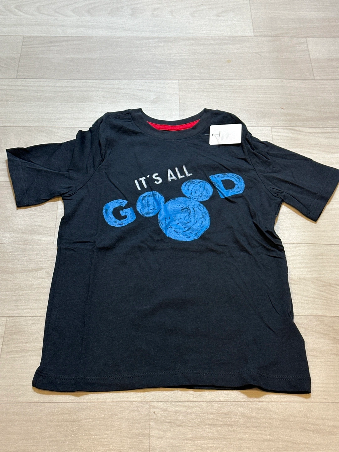 【新品】ミッキー It's all good Tシャツ ブラック 110