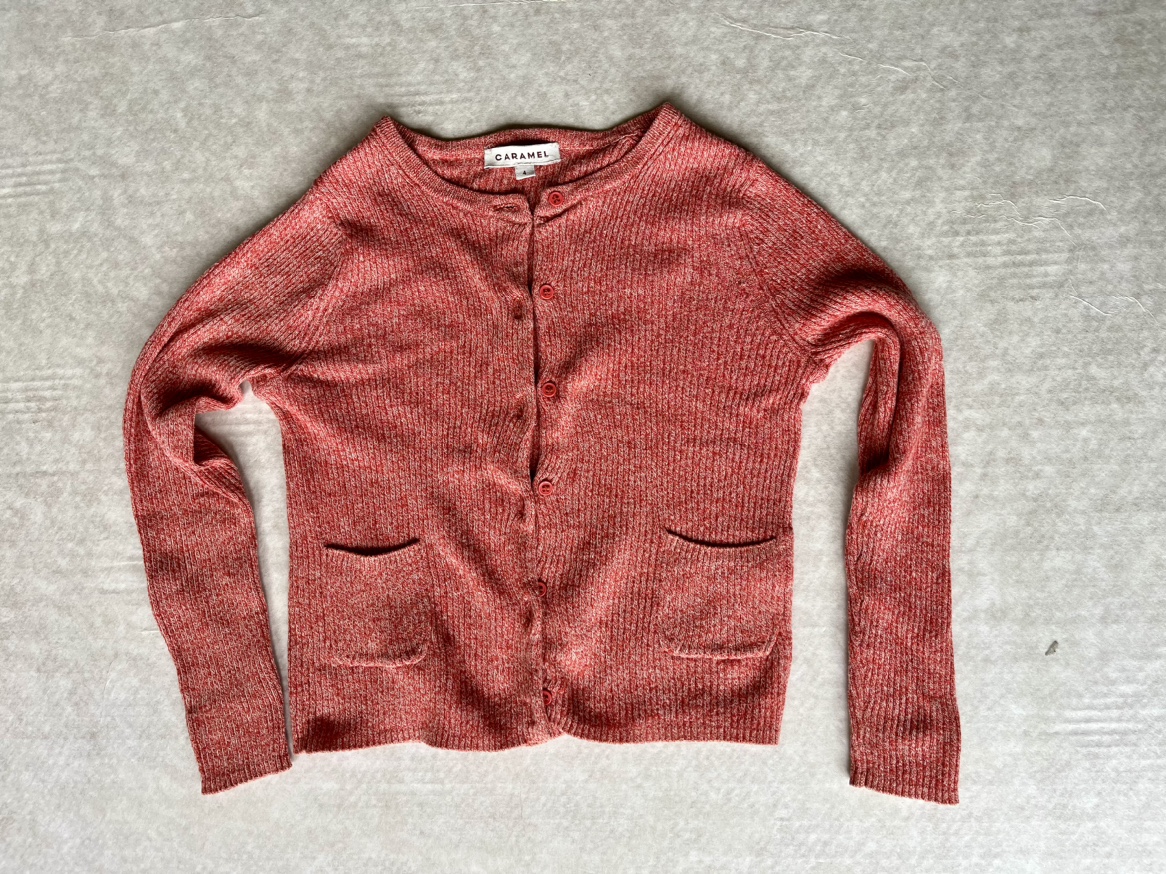キッズカーディガン　caramel 4y
