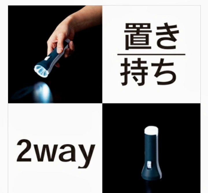 2WAY ハンディライト ネイビー 企業ノベルティの写真3枚目