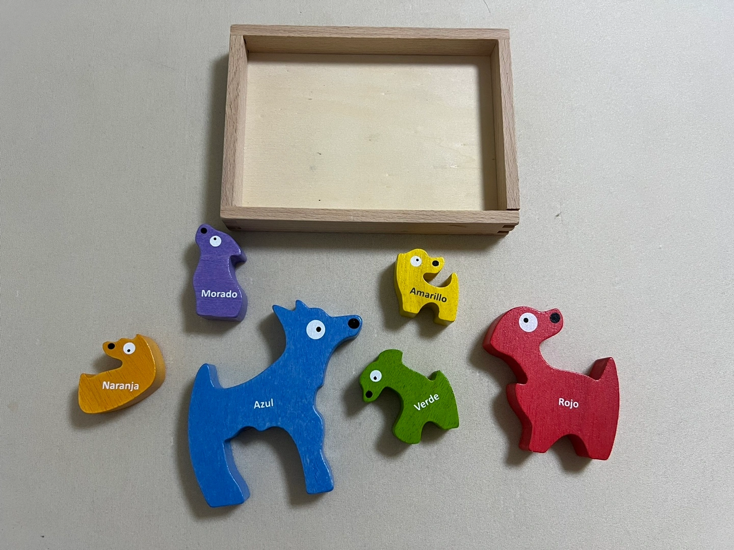 74 パズル バイリンガル幼児のパズル beginagain犬の家族の写真4枚目