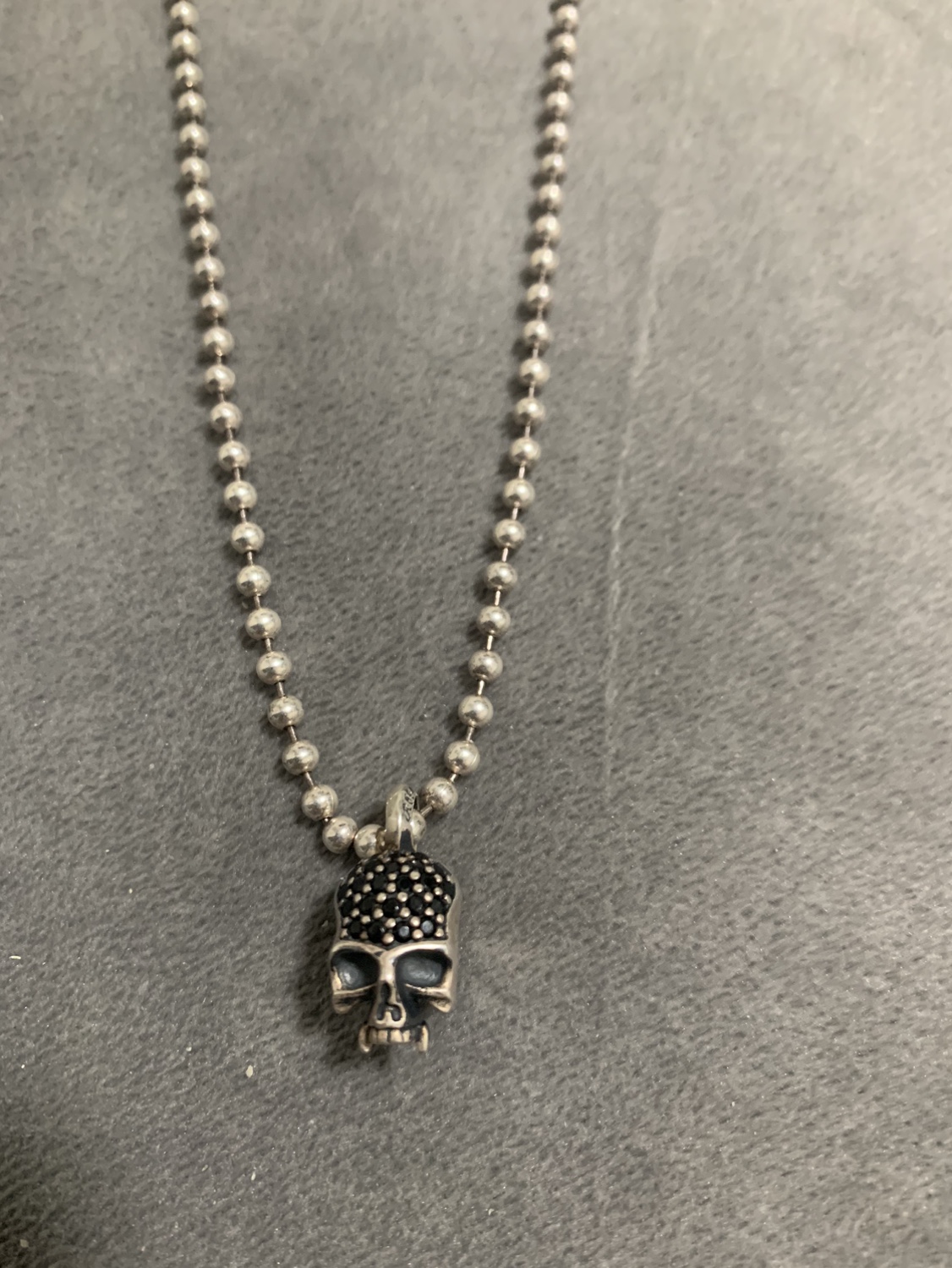 シルバー925ネックレスロエントップ