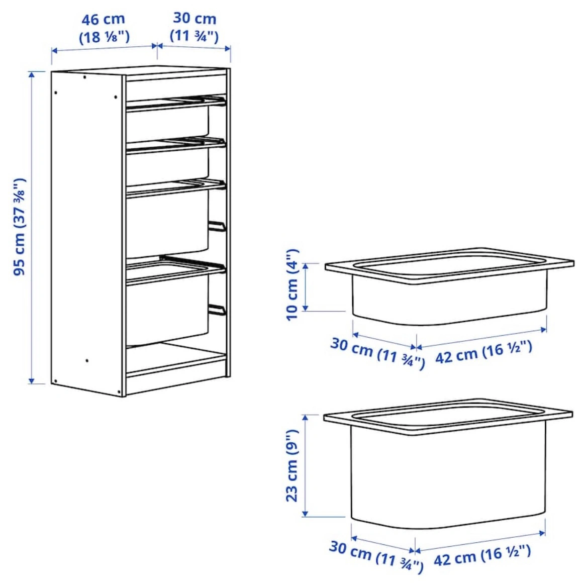 IKEA トロファスト 収納家具の写真2枚目