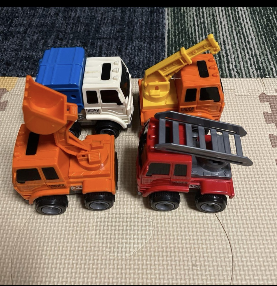 働き車4台セットの写真2枚目