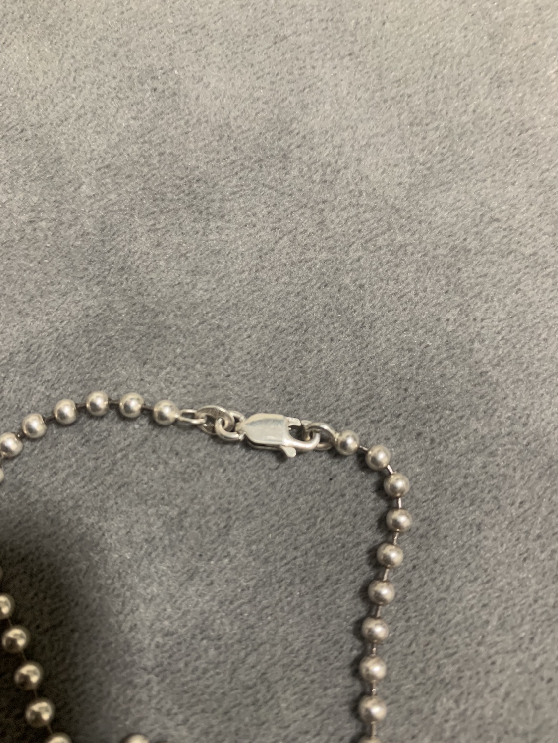 シルバー925ネックレスロエントップの写真3枚目