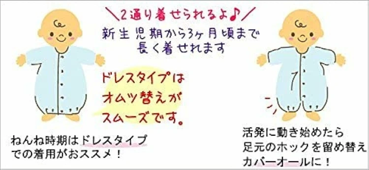 ベビー服 カバーオール ロンパース 80cmの写真6枚目